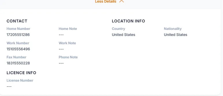 Client Profiles, screenshot 1