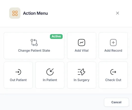 Creating a Medical Note, Opening the Add Record form