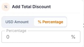 Invoice Creation, Adding a discount per item