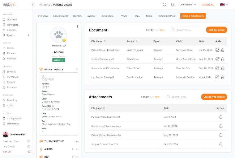 Patient Profile Design